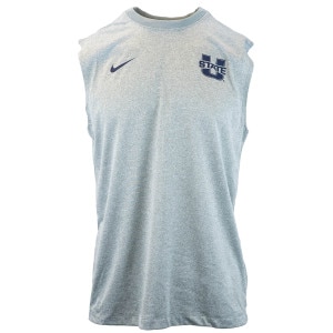 Men's Nike U-State Dri-FIT Sleeveless T-Shirt Gray